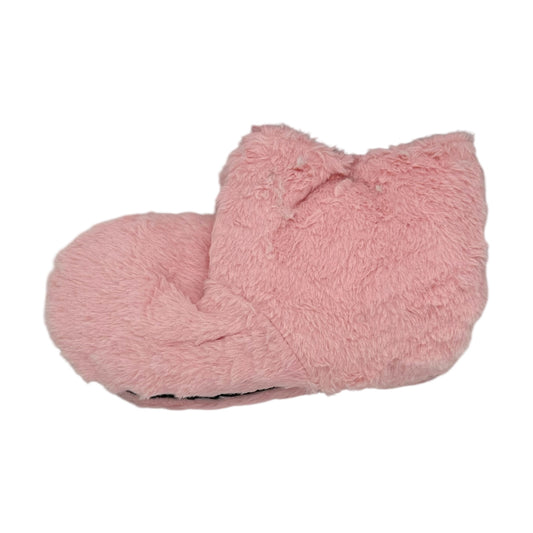 Angel Γυναικείες Παντόφλες Μποτάκια Fleece Ροζ