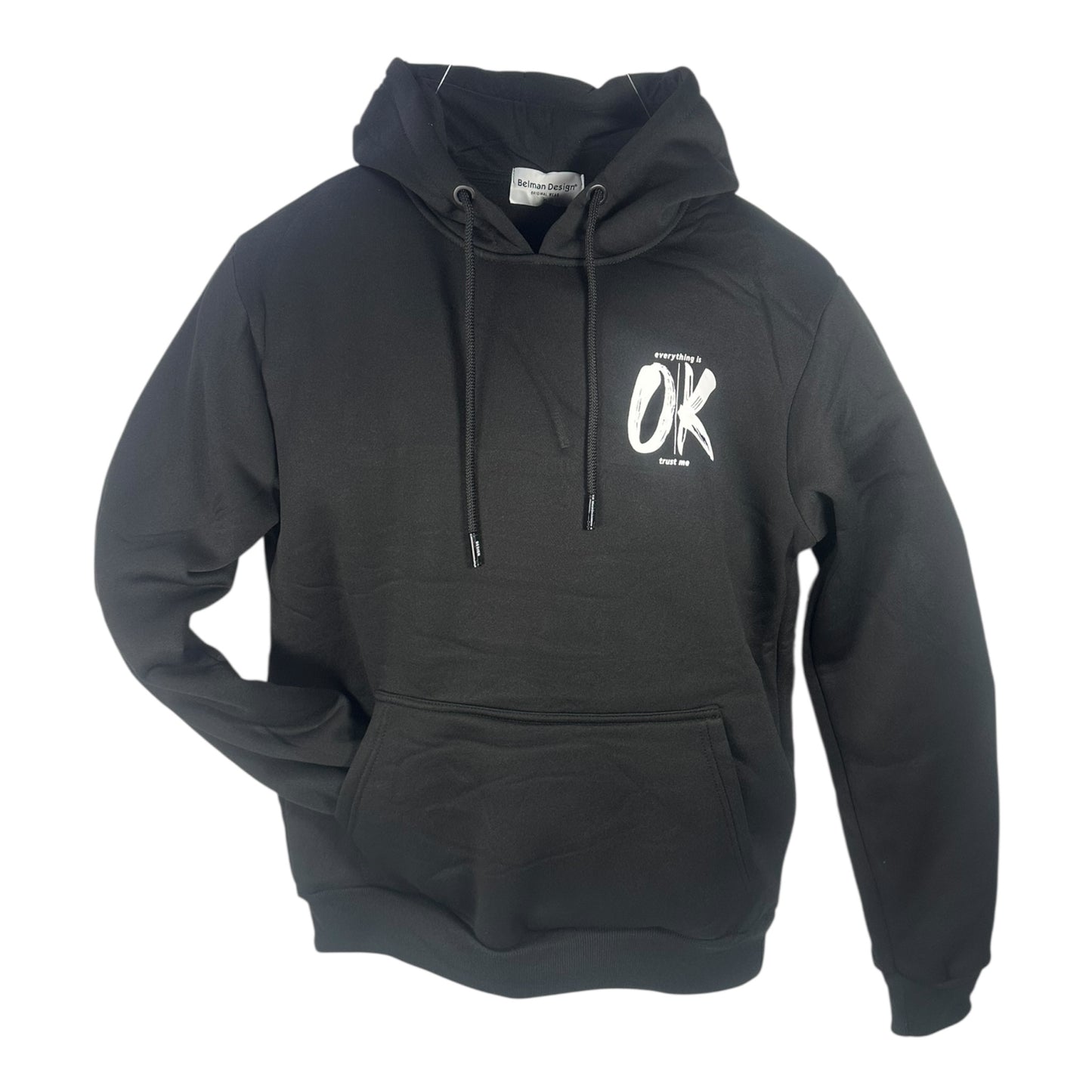 Belman Design Men's Sweatshirt with Hood Black