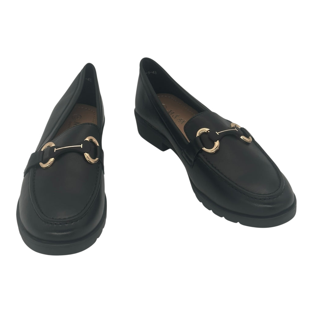 MIRA MAX Γυναικεία Loafers σε Μαύρο - Angel shopping