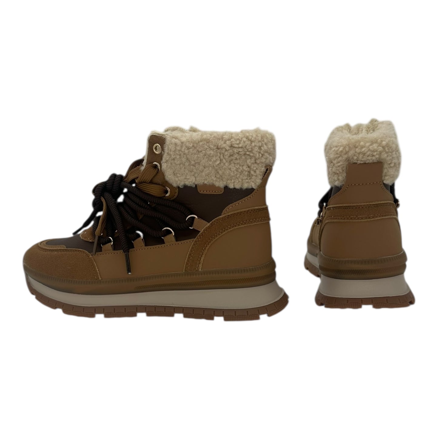 Angel Shopping Γυναικεία Μποτάκια Καφέ