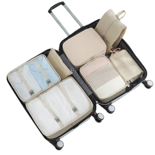 Beige Organizer Case 7pcs 75194-mpez