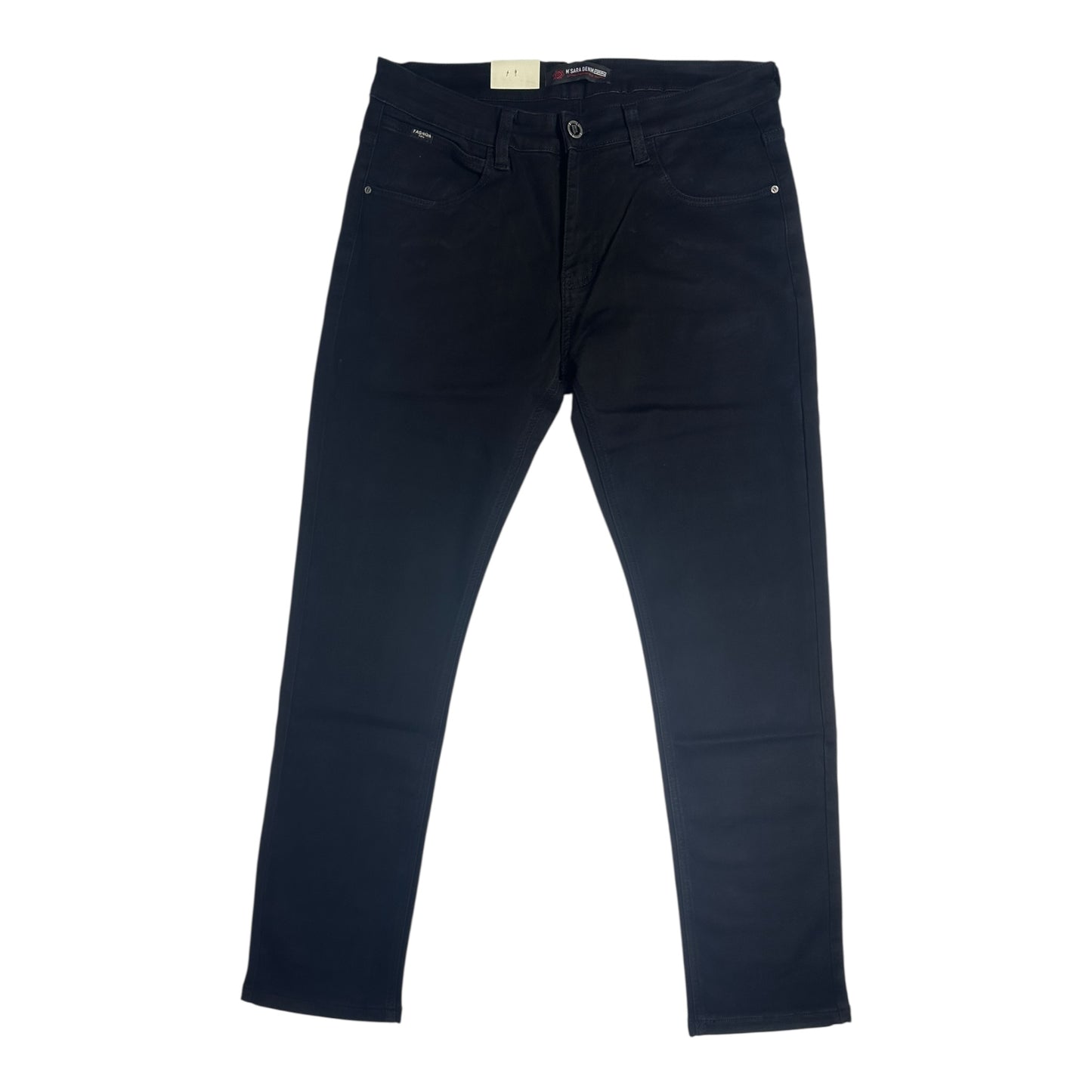 M’SARA Ανδρικό Ελαστικό Jeans Παντελόνι Μαύρο