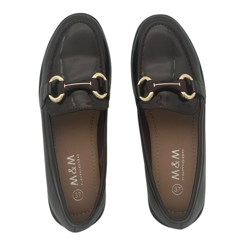 MIRA MAX Γυναικεία Loafers σε Μπορντό - Angel shopping