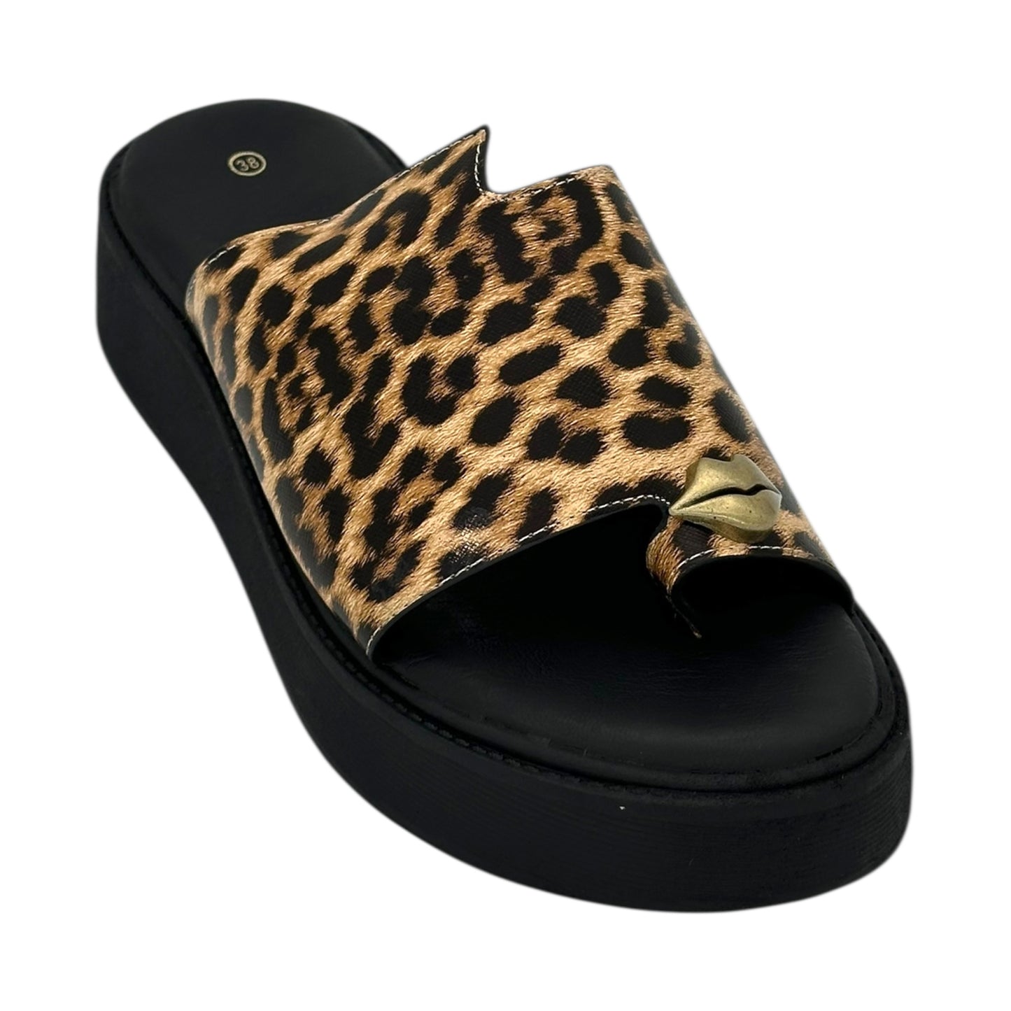 Mira Max Women's Leopard Platform Sandals