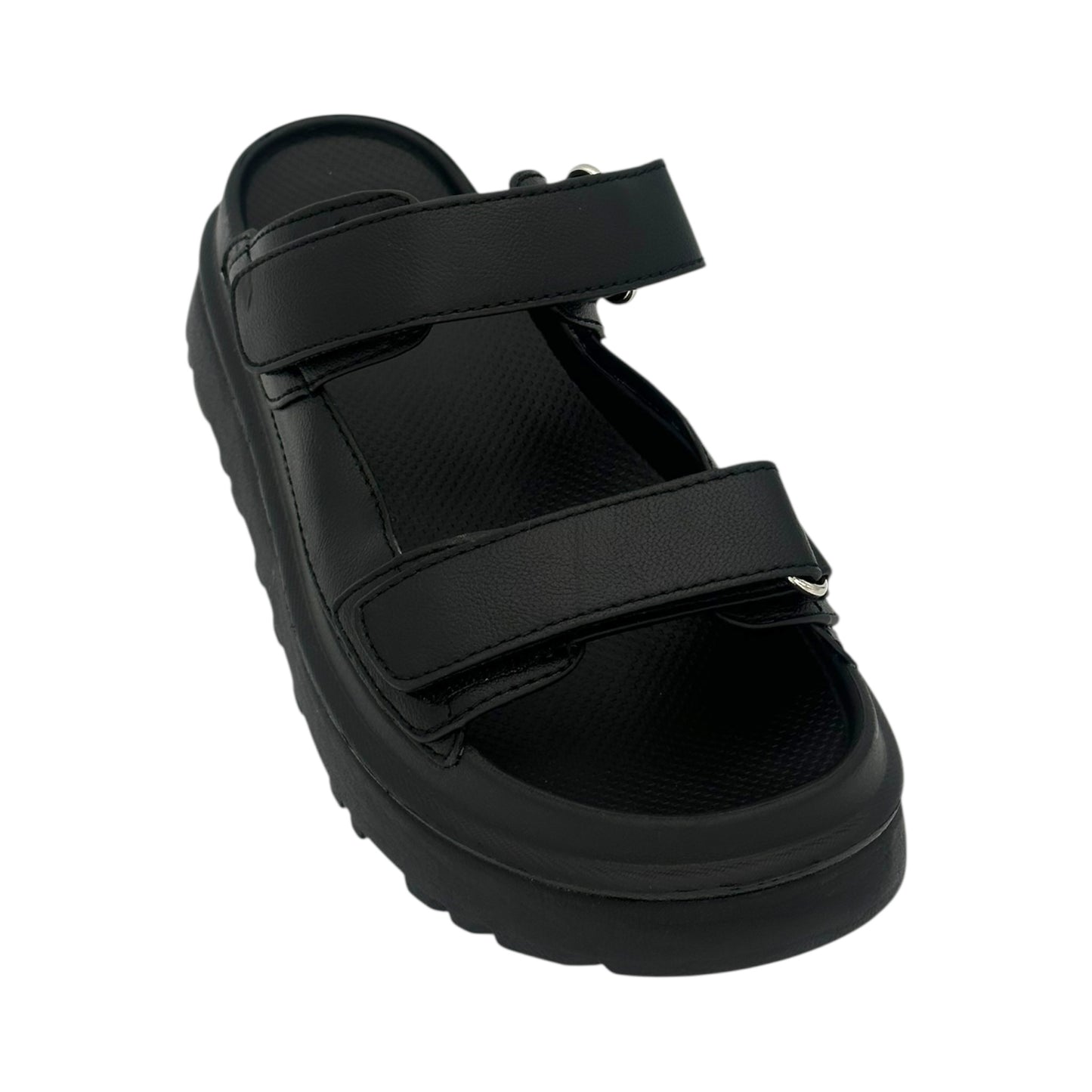 Mira Max Γυναικεία Πλατφόρμα Σανδάλια Black