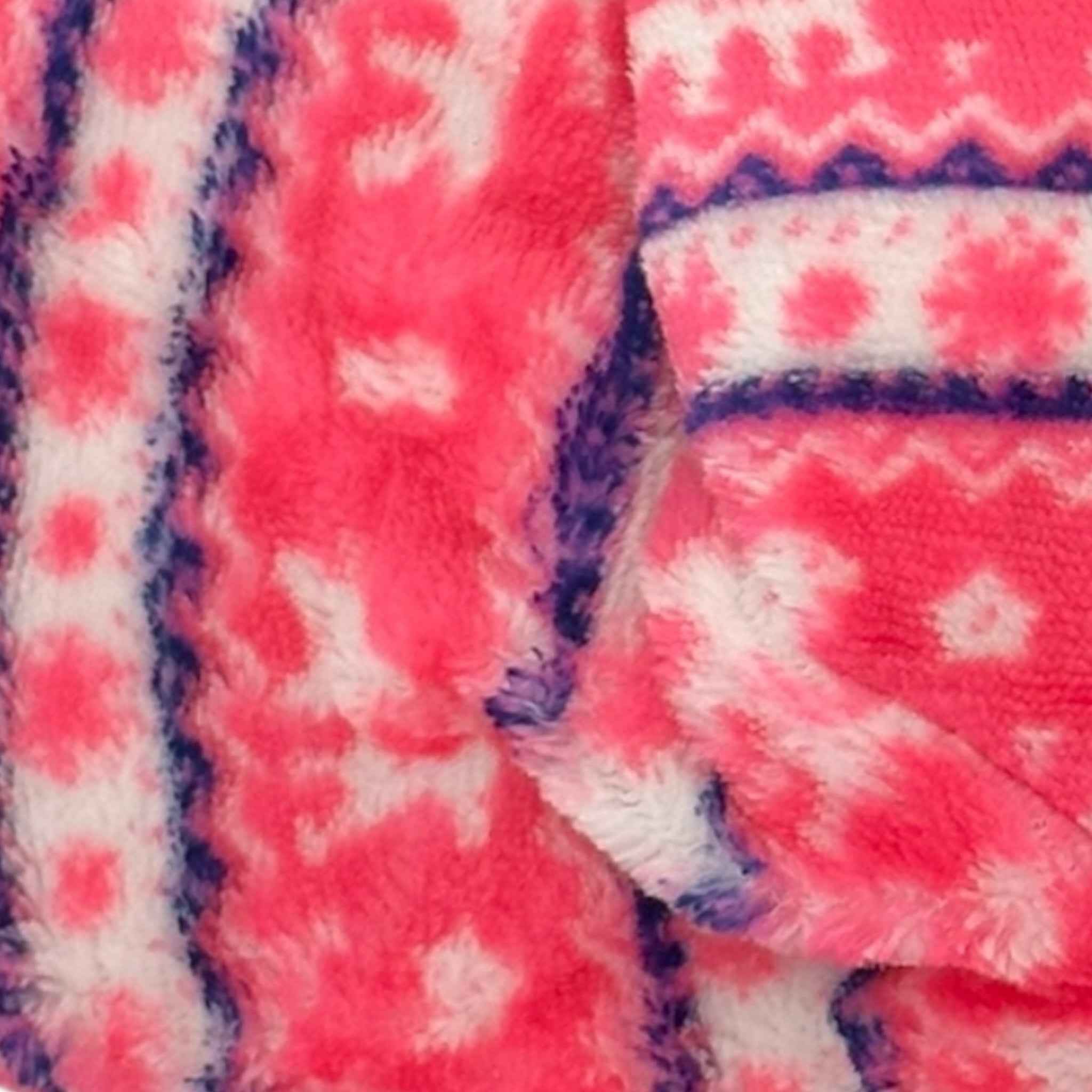 Angel Γυναικείες Παντόφλες Μποτάκια Fleece Ροζ