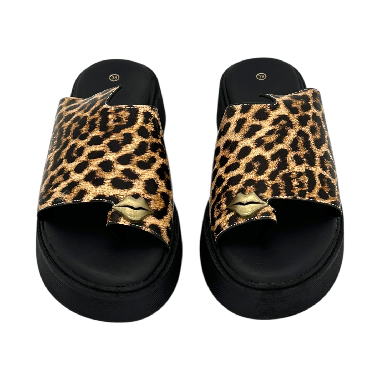 Mira Max Women's Leopard Platform Sandals