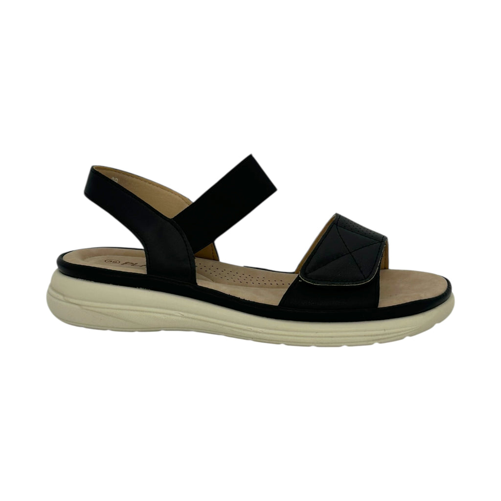 Plato Γυναικεία Πλατφόρμα με Χοντρό Τακούνι Black - Angel shopping