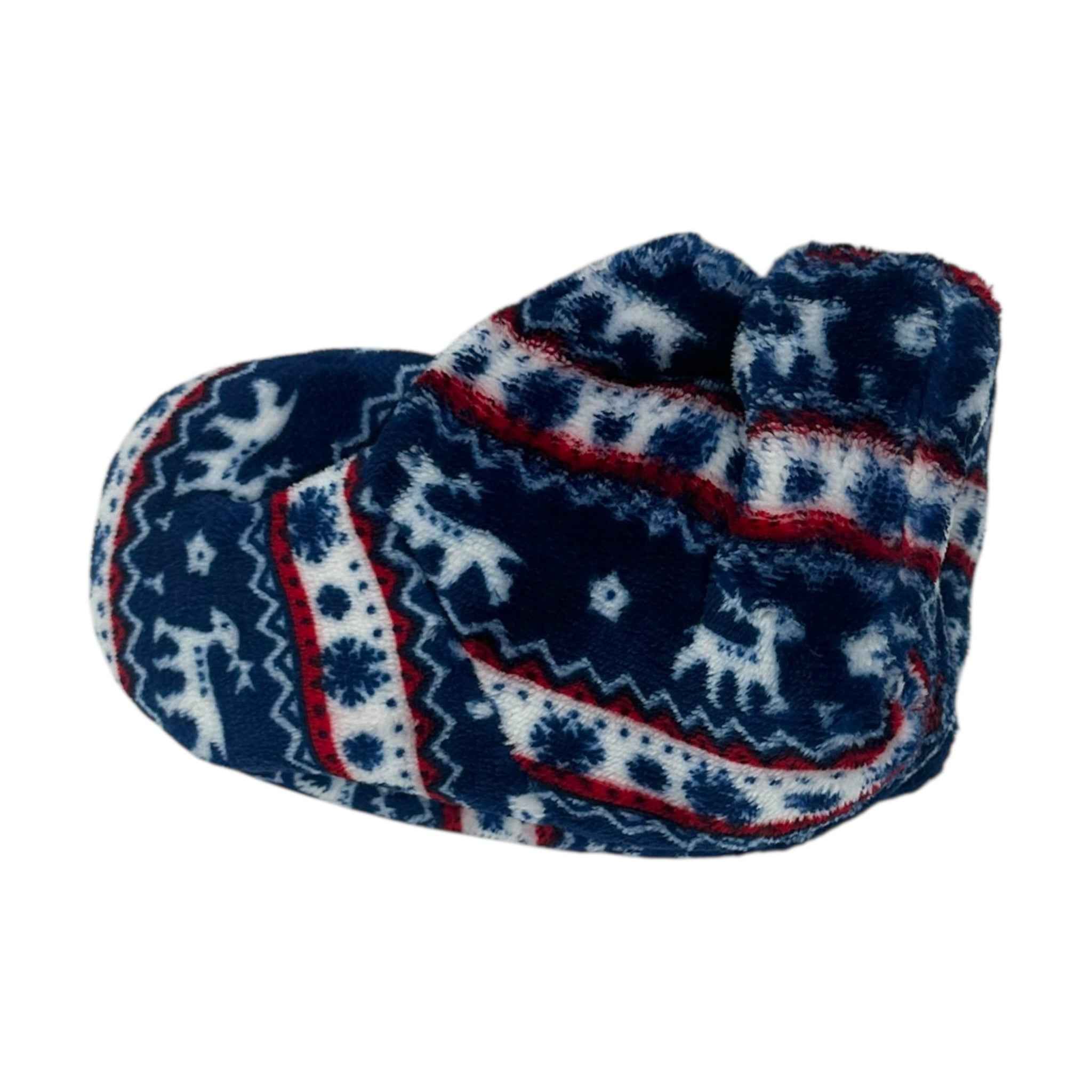 Angel Παιδικές Παντόφλες Μποτάκια Fleece Μπλε