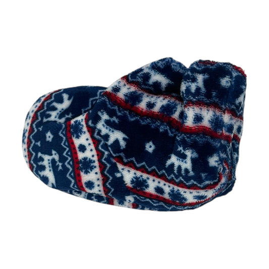 Angel Παιδικές Παντόφλες Μποτάκια Fleece Μπλε
