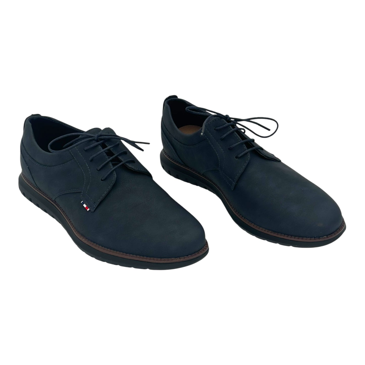 ANGEL Shopping Men's Leather Shoes Blue