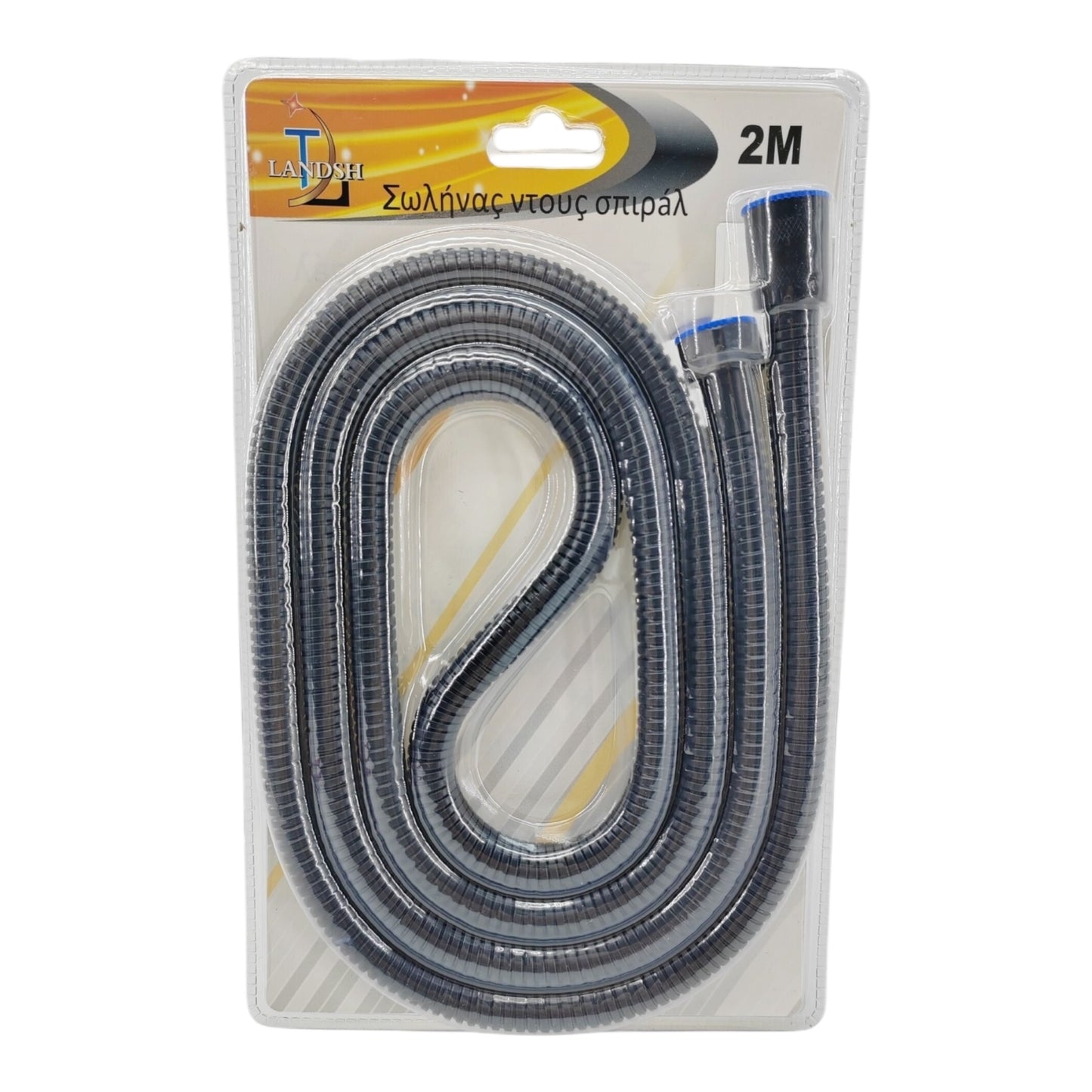 Landsh Spiral Shower 2M Black