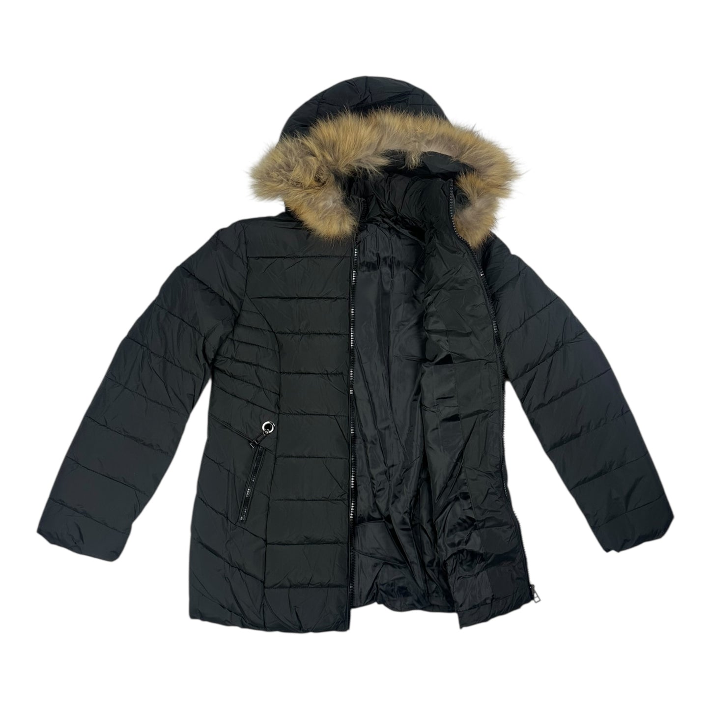 Angel Shopping Γυναικείο Μπουφάν για Χειμώνα Μαύρο