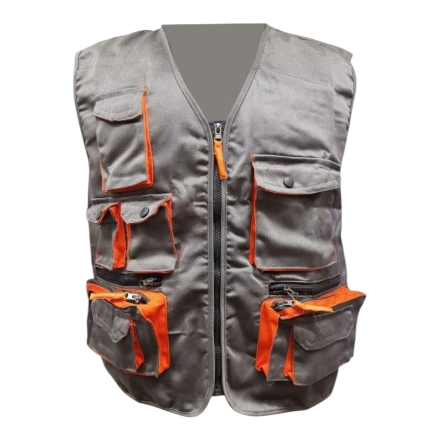 Mizoo Ανδρικό Γιλέκο Εργασίας Γκρί