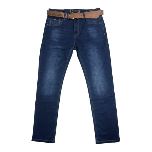 M’SARA Ανδρικό Τζιν Denim Μπλε