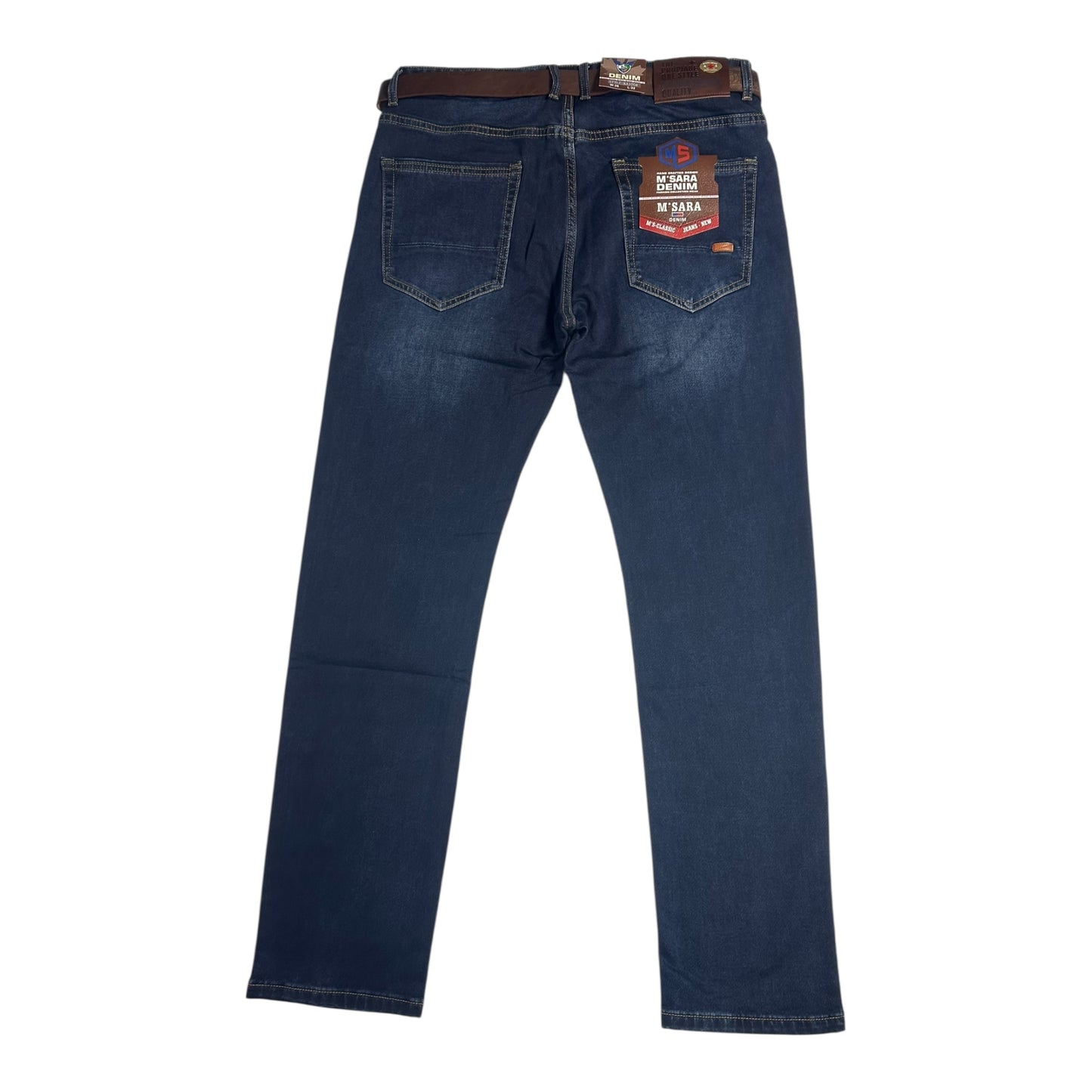 M’SARA Ανδρικό Τζιν Denim Μπλε