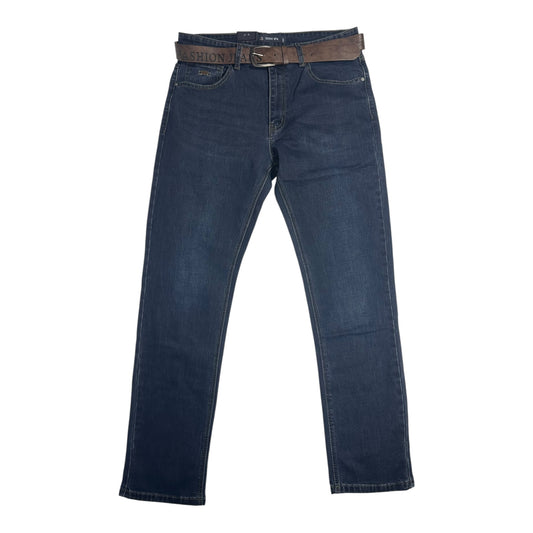 M’SARA Ανδρικό Τζιν Denim Μαύρο