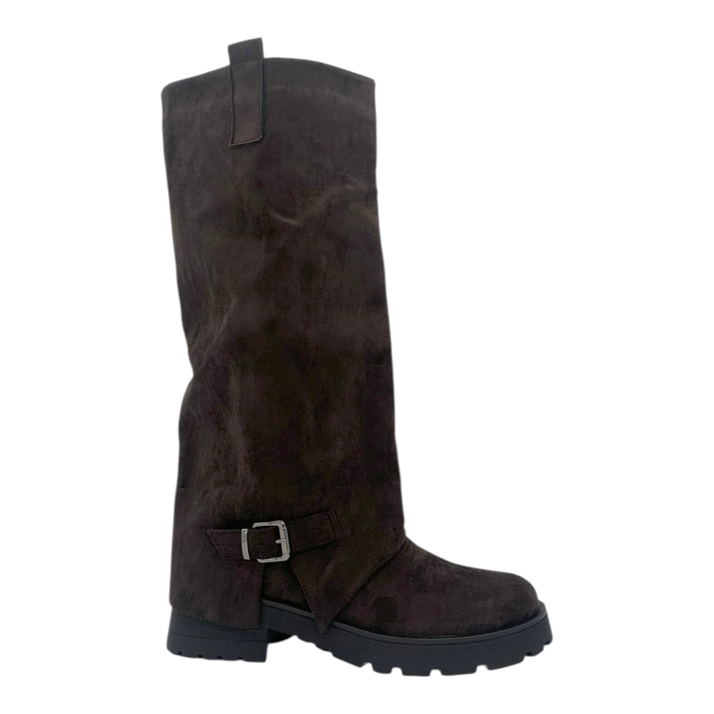 Alta Moda Suede Γυναικείες Μπότες Καφέ