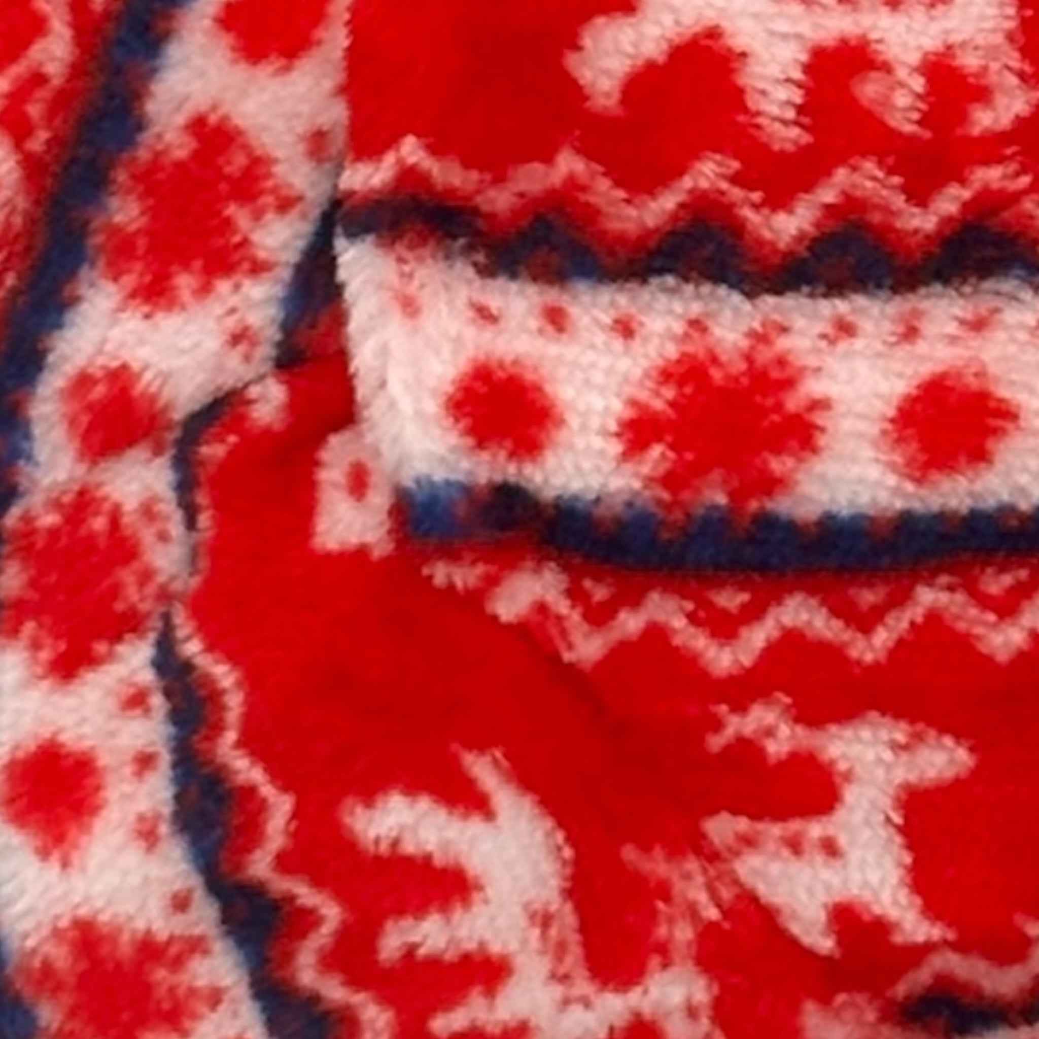 Angel Παιδικές Παντόφλες Μποτάκια Fleece Κοκκινο