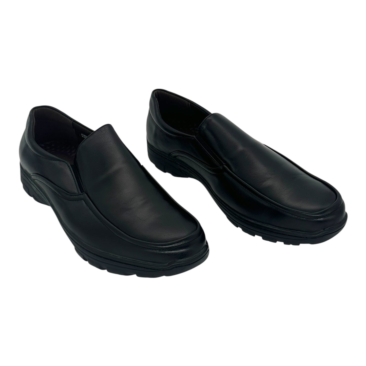 ANGEL Ανδρικά Παπούτσια Slip-On Μαύρο (Μεγάλα Μεγέθη 46-49)