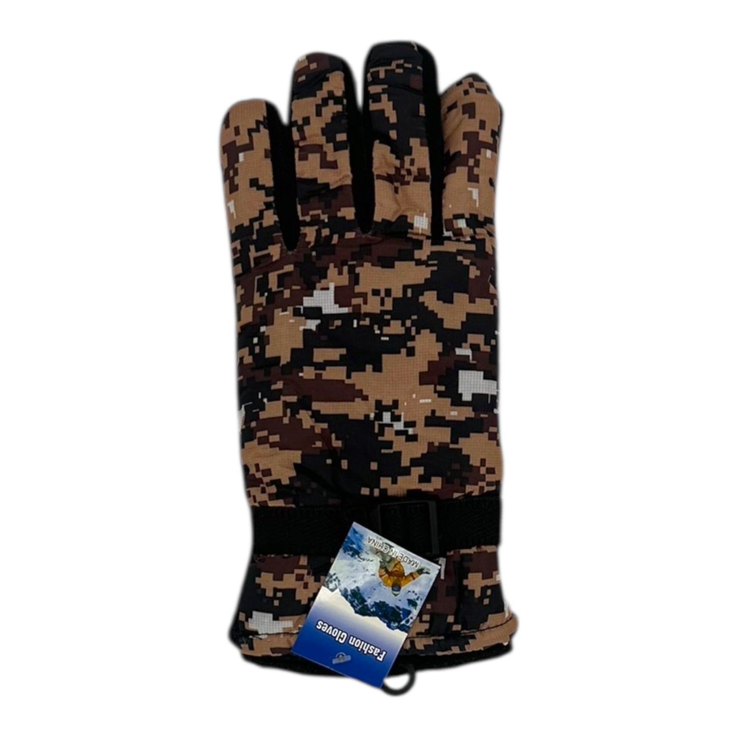 Χειμερινά Ανδρικά Γάντια Μηχανής Καφέ