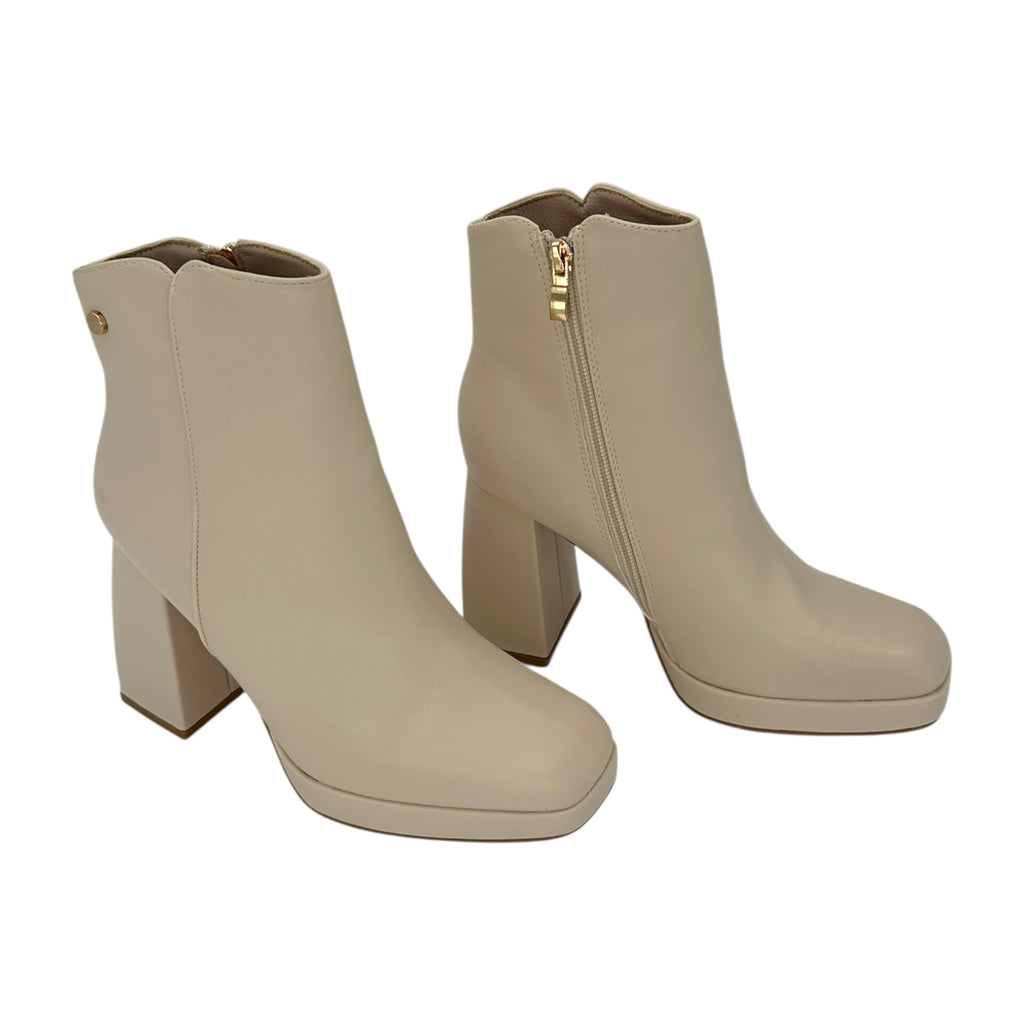 MIA Γυναικεία μπότες beige - Angel shopping