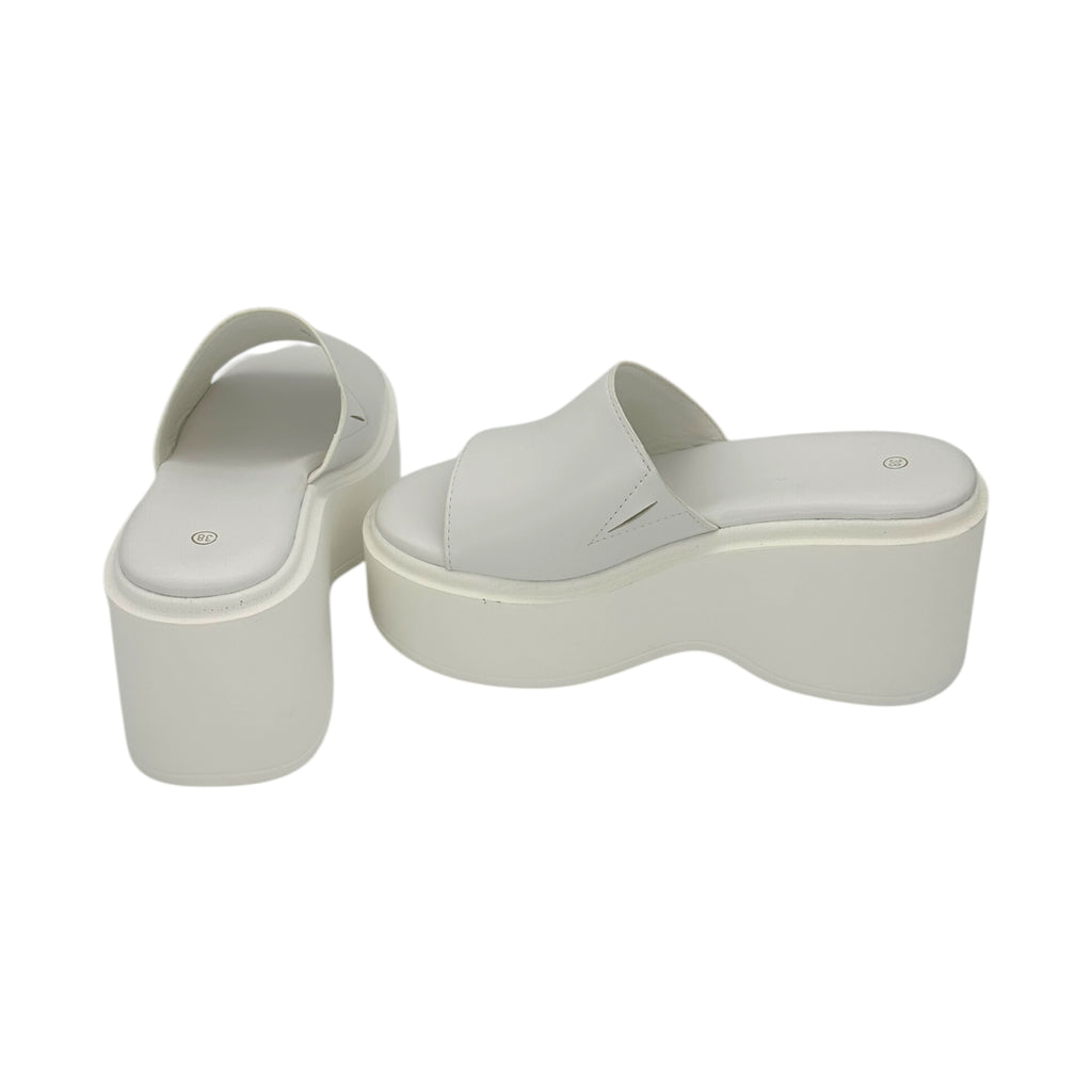 ALTA MODA Γυναικεία Πλατφόρμα White - Angel shopping