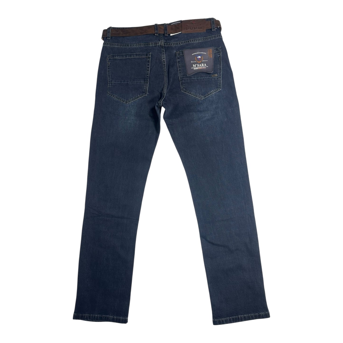 M’SARA Ανδρικό Τζιν Denim Μαύρο