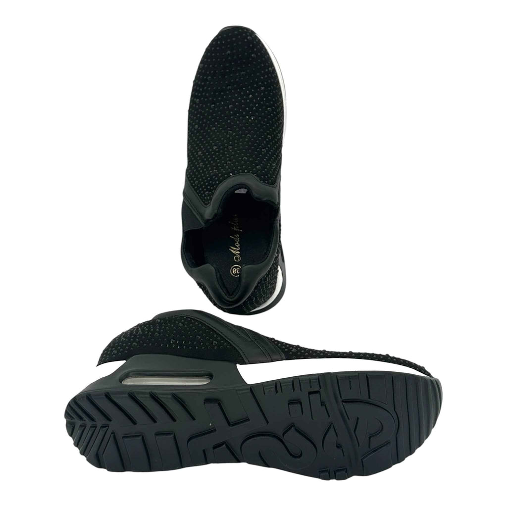 Moda Γυναικεία Sneakers Μαύρα