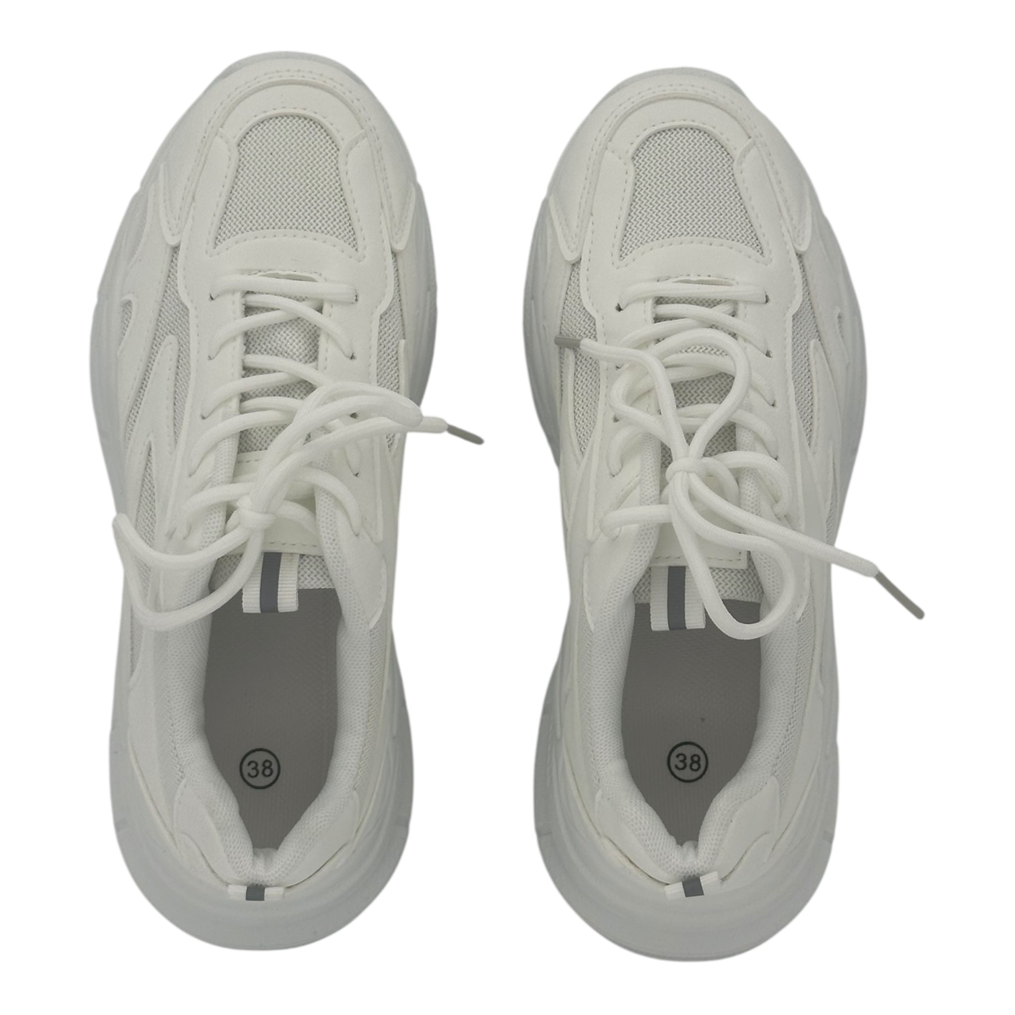 JOMIX Γυναικεία Chunky Sneakers Λευκό - Angel shopping