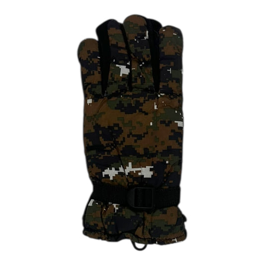 Χειμερινά Ανδρικά Γάντια Μηχανής Μαύρο