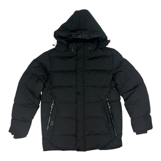 Angel Shopping Χειμωνιάτικο Μπουφάν Puffer μαύρο