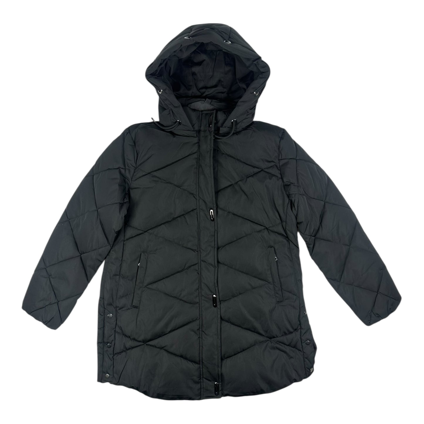 Angel Shopping Μακρύ Γυναικείο Μπουφάν για Χειμώνα Μαύρο