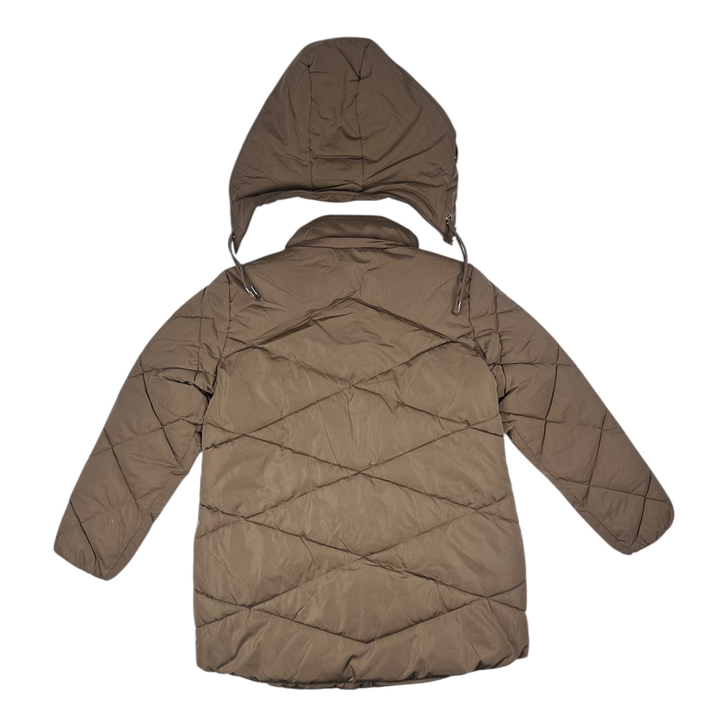 Angel Shopping Μακρύ Γυναικείο Μπουφάν για Χειμώνα Καφέ