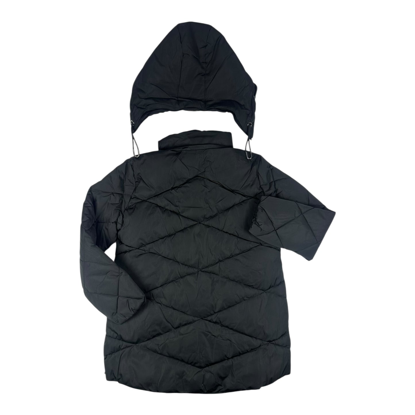 Angel Shopping Μακρύ Γυναικείο Μπουφάν για Χειμώνα Μαύρο