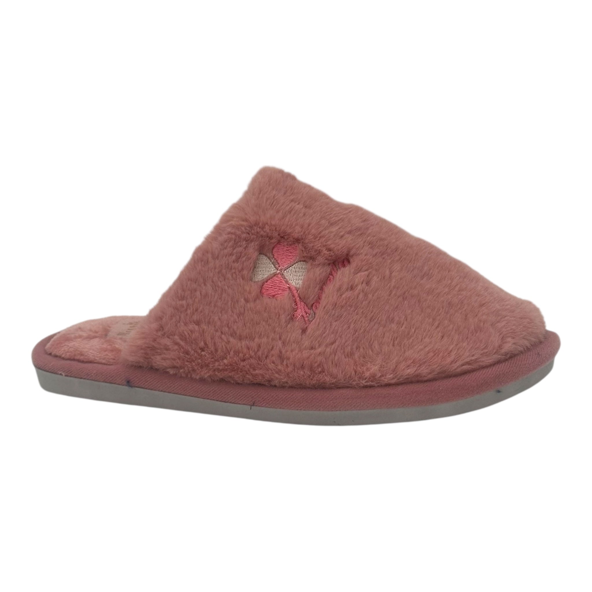 Angel Shopping Χειμερινές Γυναικείες Παντόφλες Ροζ - Angel shopping
