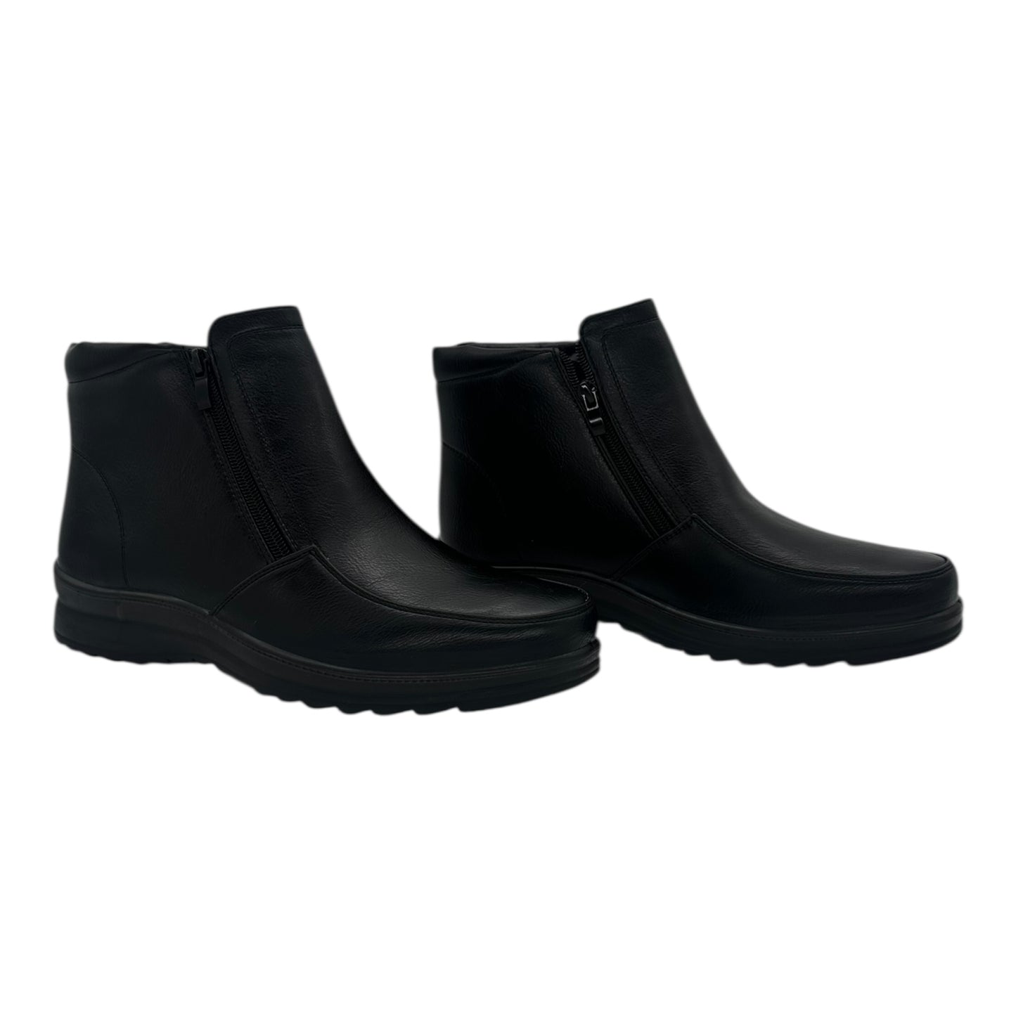 Atlanta Μαύρα Ανδρικά Μποτάκια με Φερμουάρ