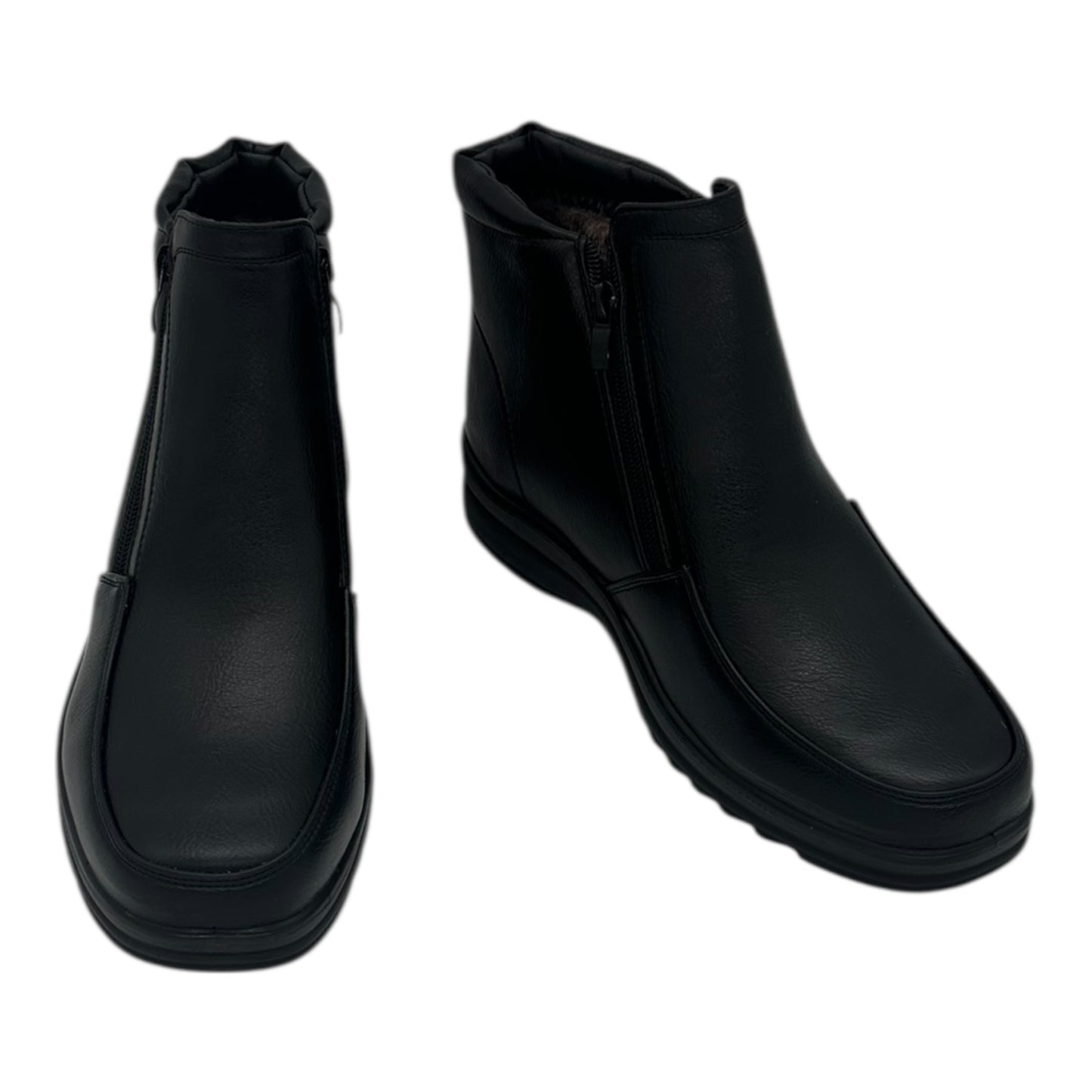 Atlanta Μαύρα Ανδρικά Μποτάκια με Φερμουάρ