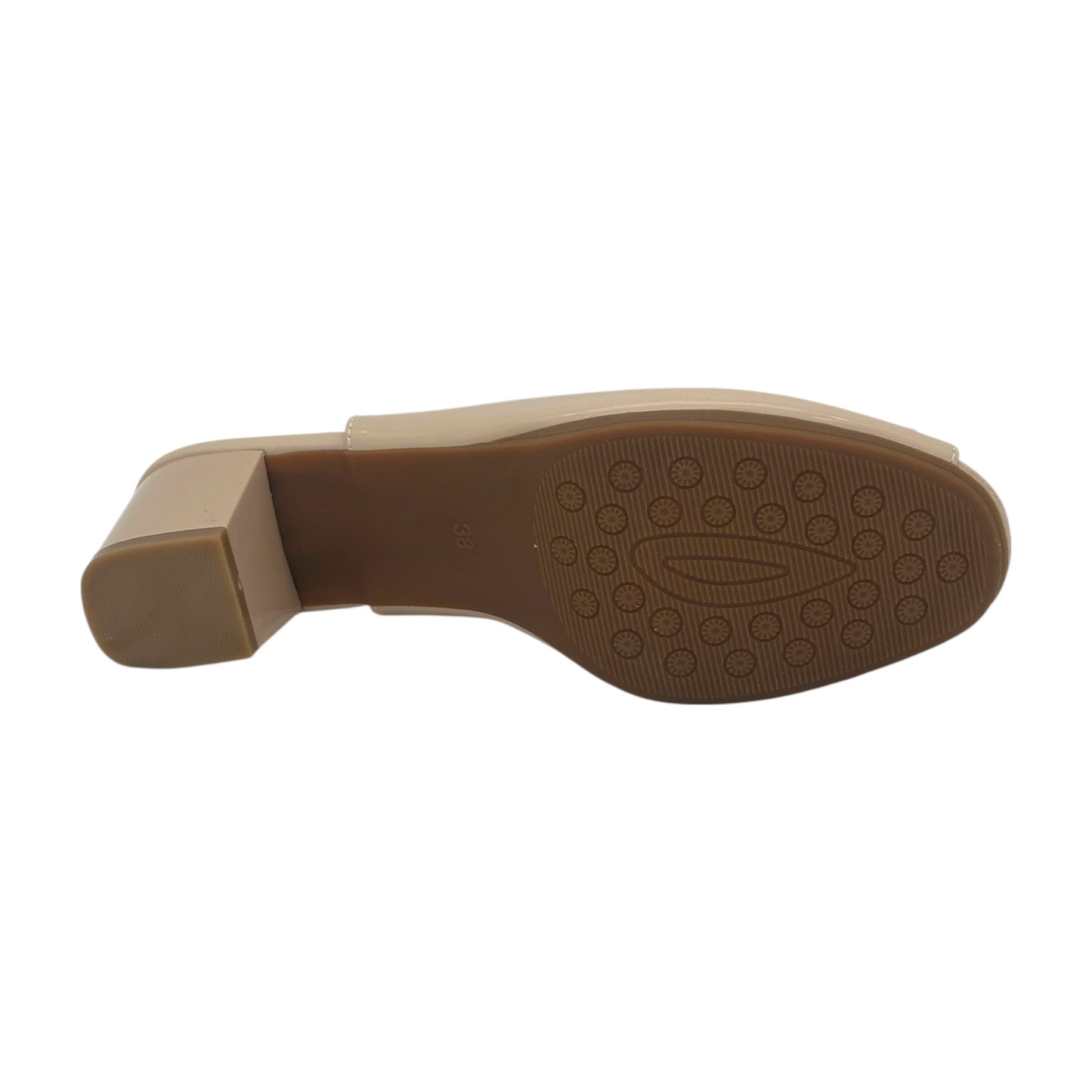 Mira Max Peep Toe Sandals Beige