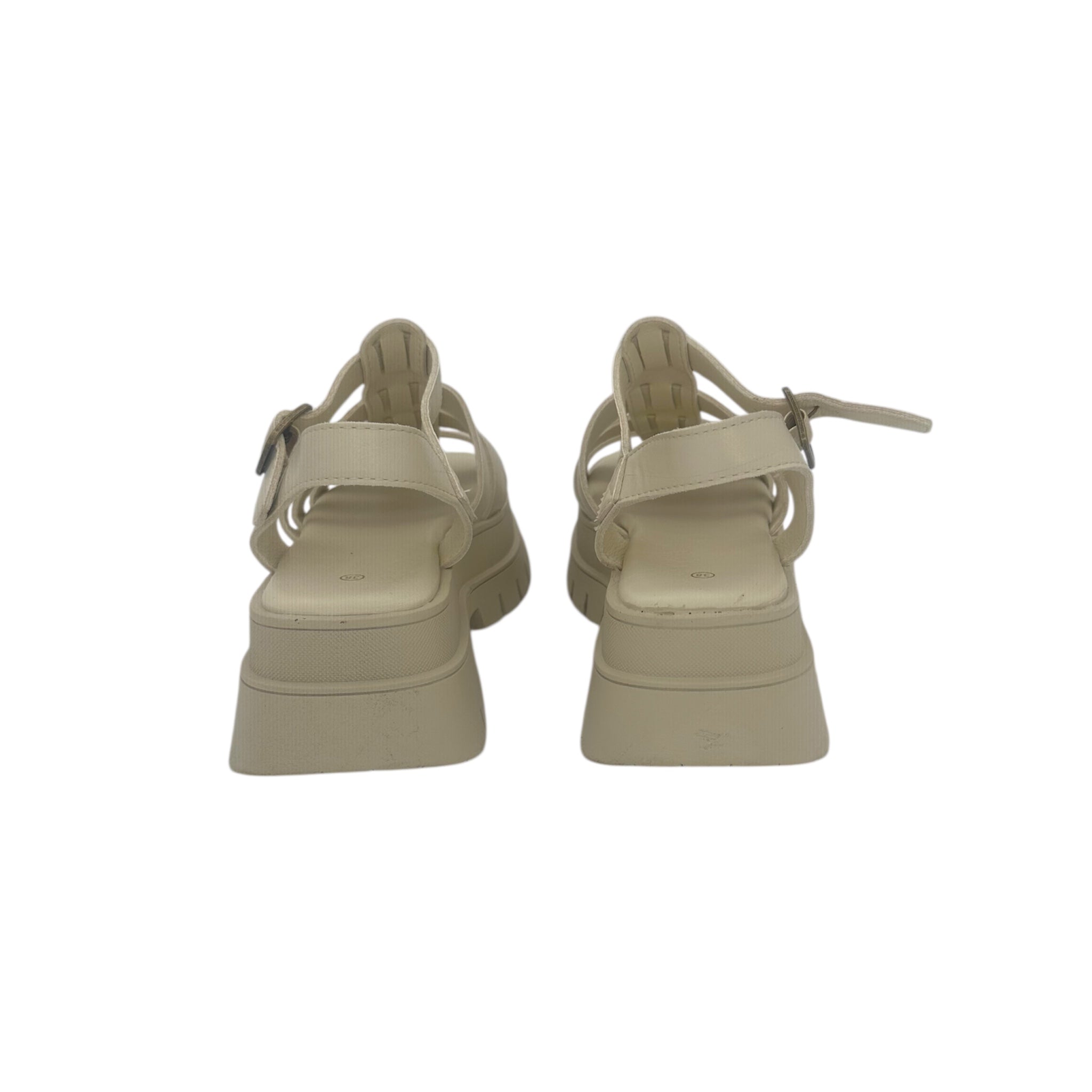 Mira Max Γυναικεία Πλατφόρμα Πέδιλα Μπεζ - Angel shopping