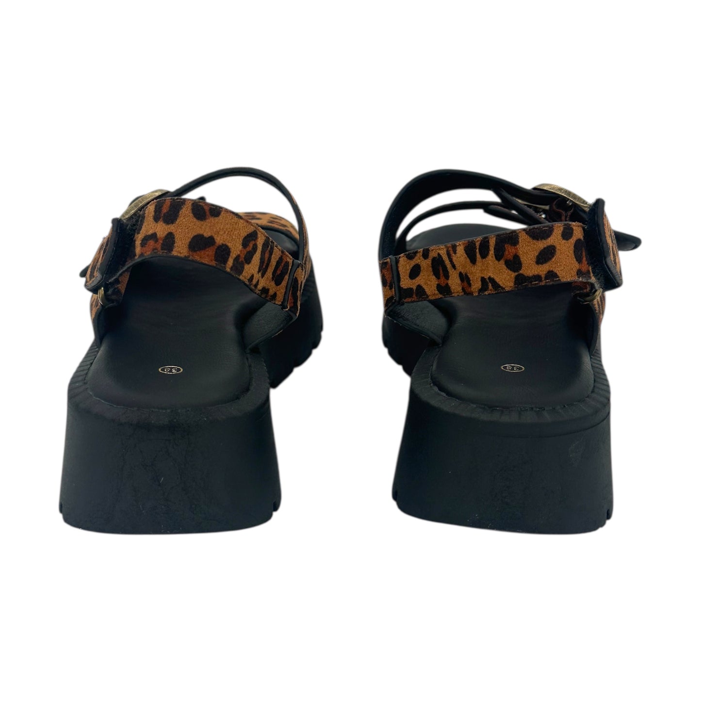Mira Max Women's Platform Sandals Leopard