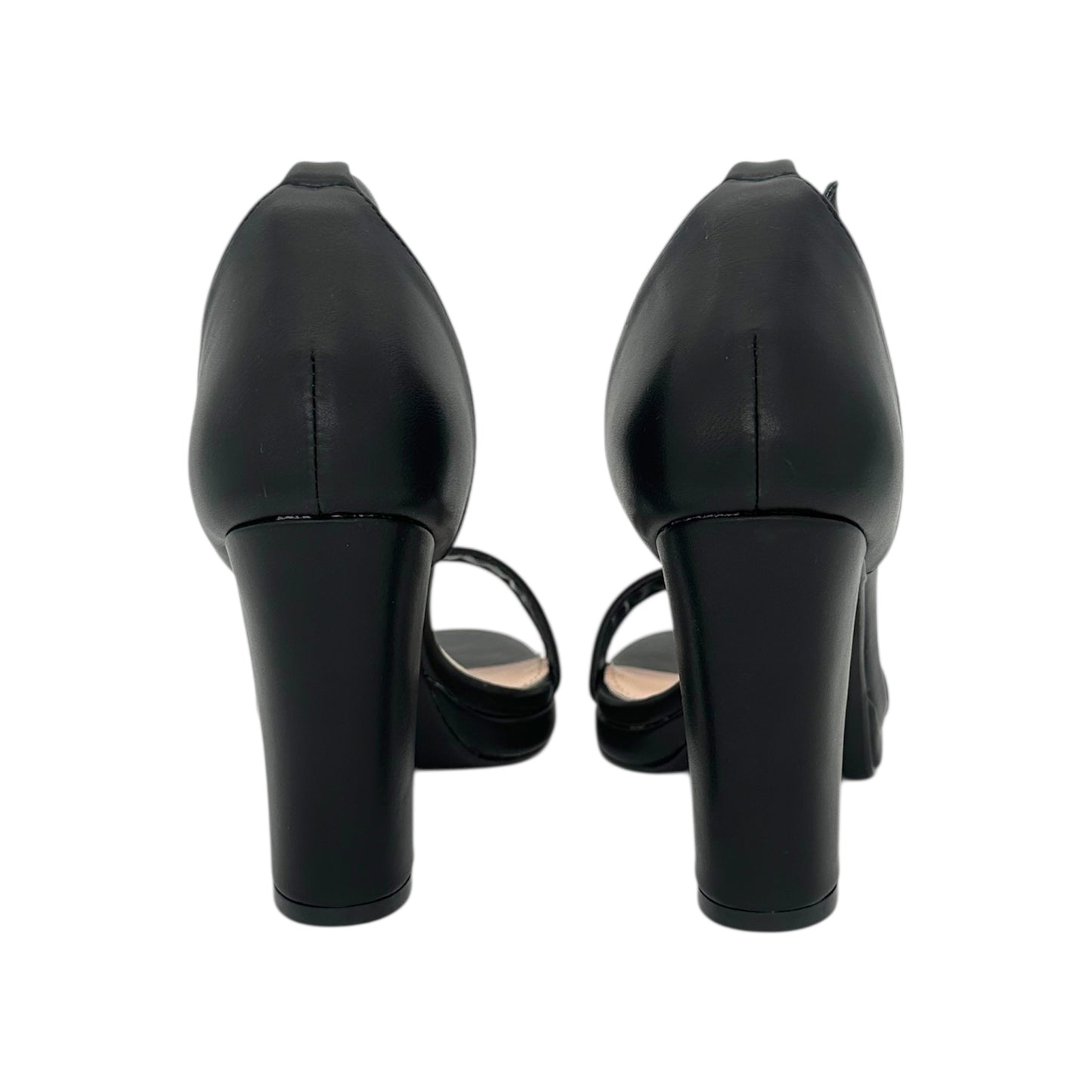 M &amp; A Women's High Heel Sandals &amp; Ankle Strap Black