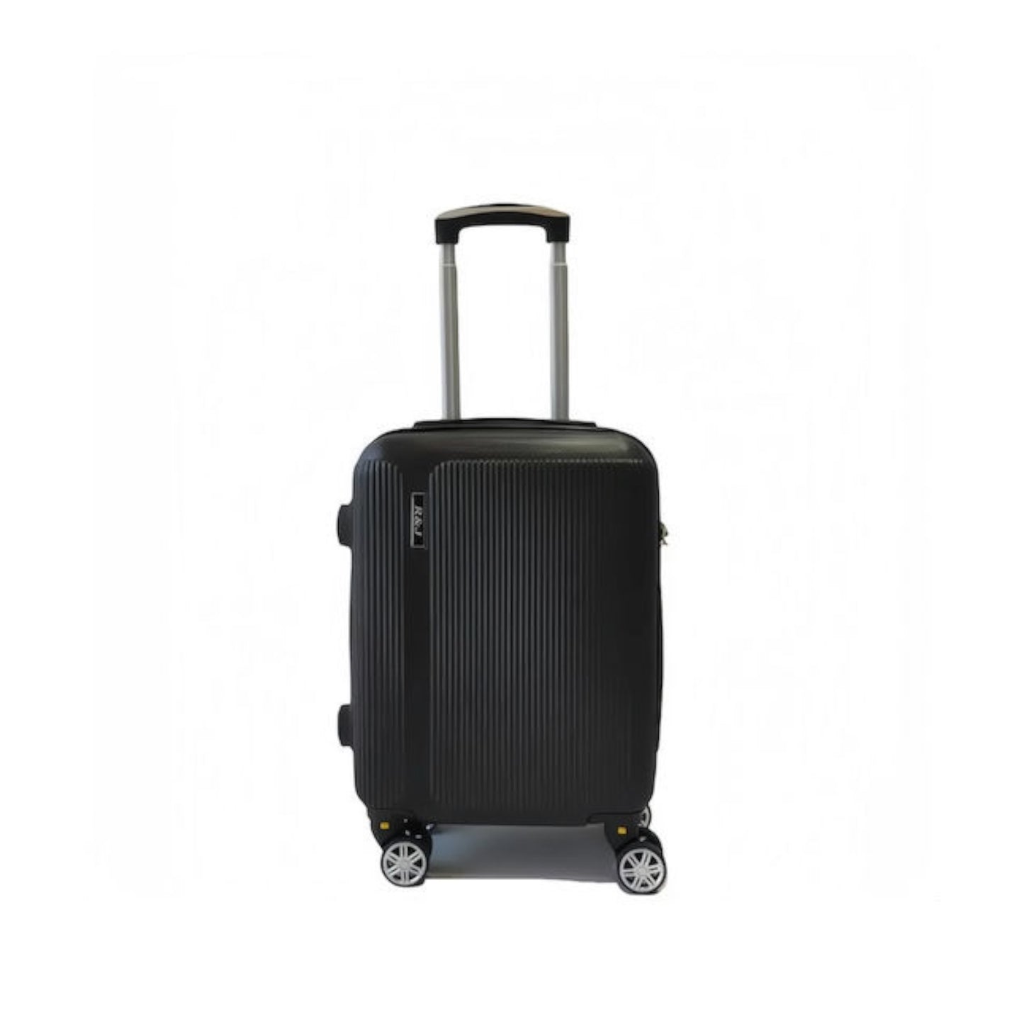 Ormi Cabin Travel Suitcase Hard Black with 4 Wheels Height 52cm ESH-80218