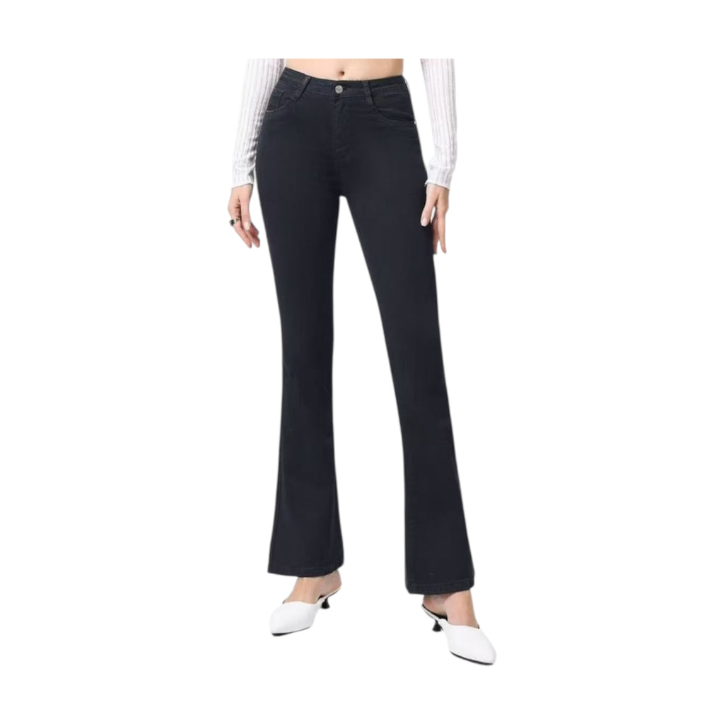 Miss Good Γυναικείο Jean Παντελόνι Push Up Μαύρο - Angel shopping