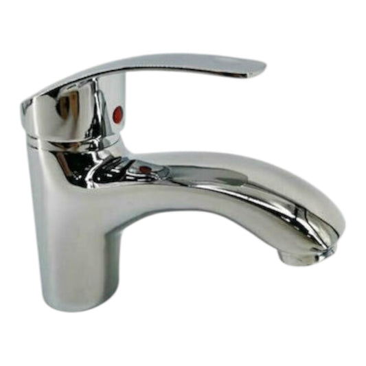 Poly-011 Basin Mixer Tap Silver