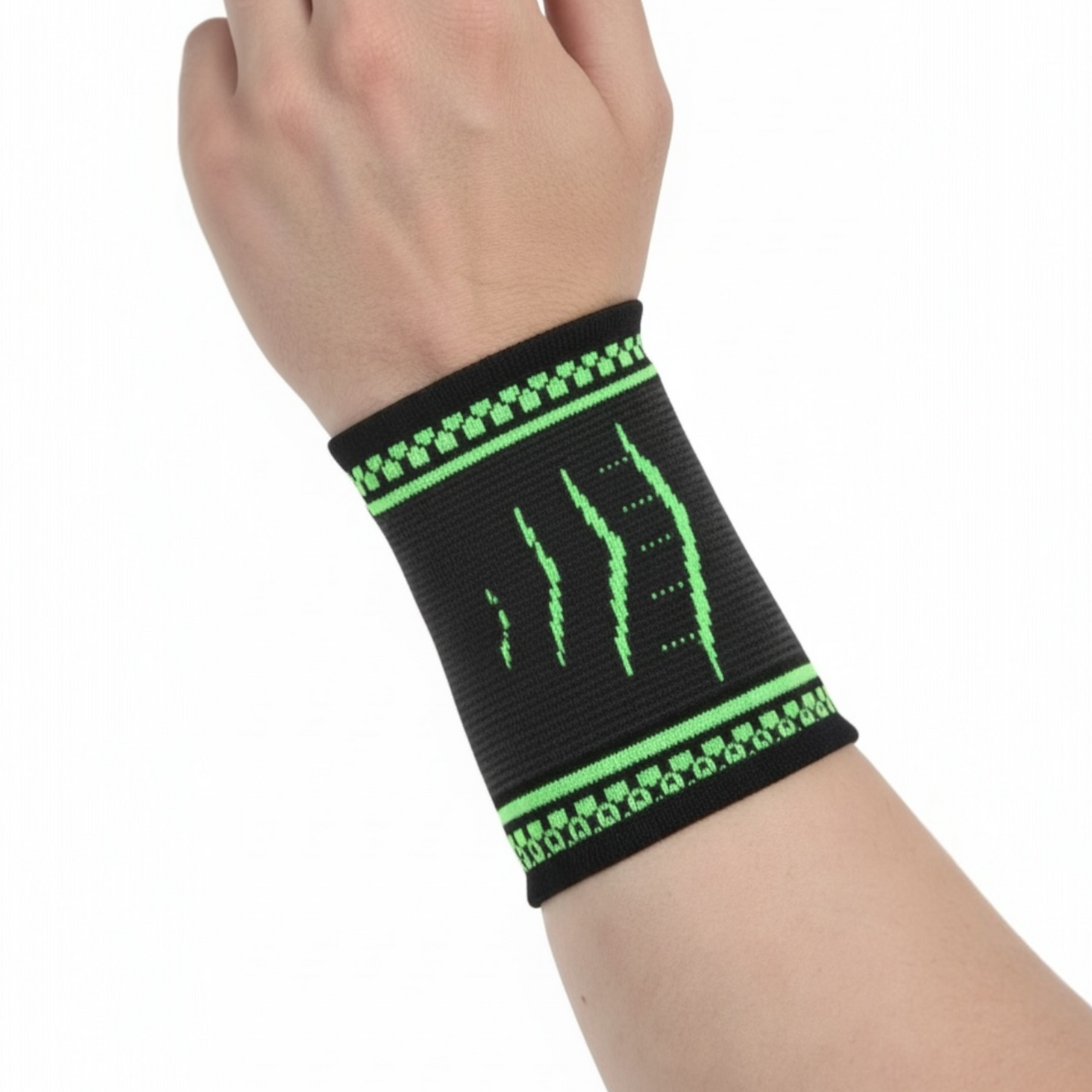 Angel Shopping Dynamic Protections Wrist Compression Bandage 2pcs Green