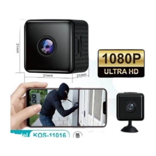 Ασύρματη Κάμερα Επιτήρησης Wi-Fi 1080P Ultra HD με Υποστήριξη App (Android / iOS) με Μαγνητική Μαύρο