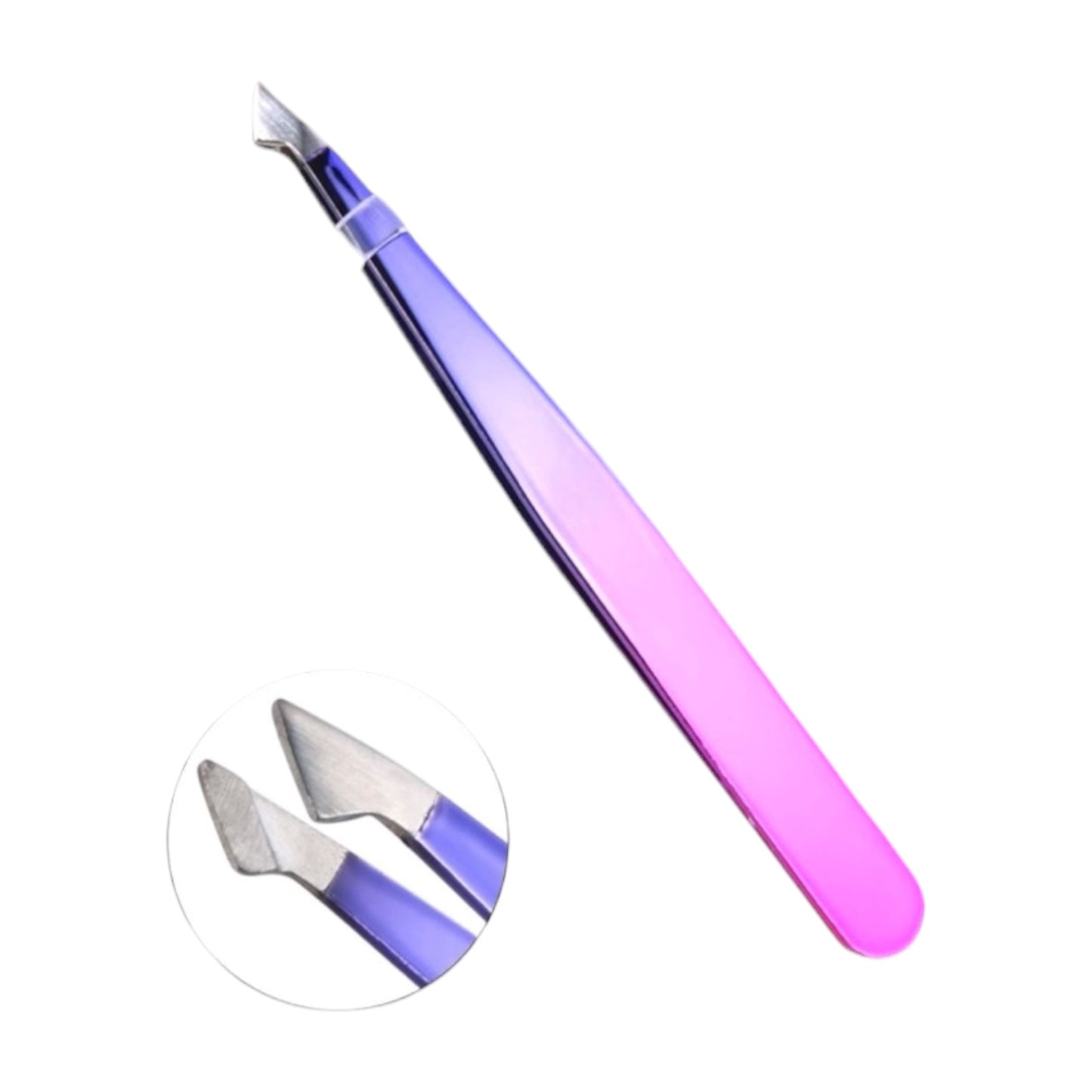 Metallic Eyebrow Tweezers 1pc Multicolor