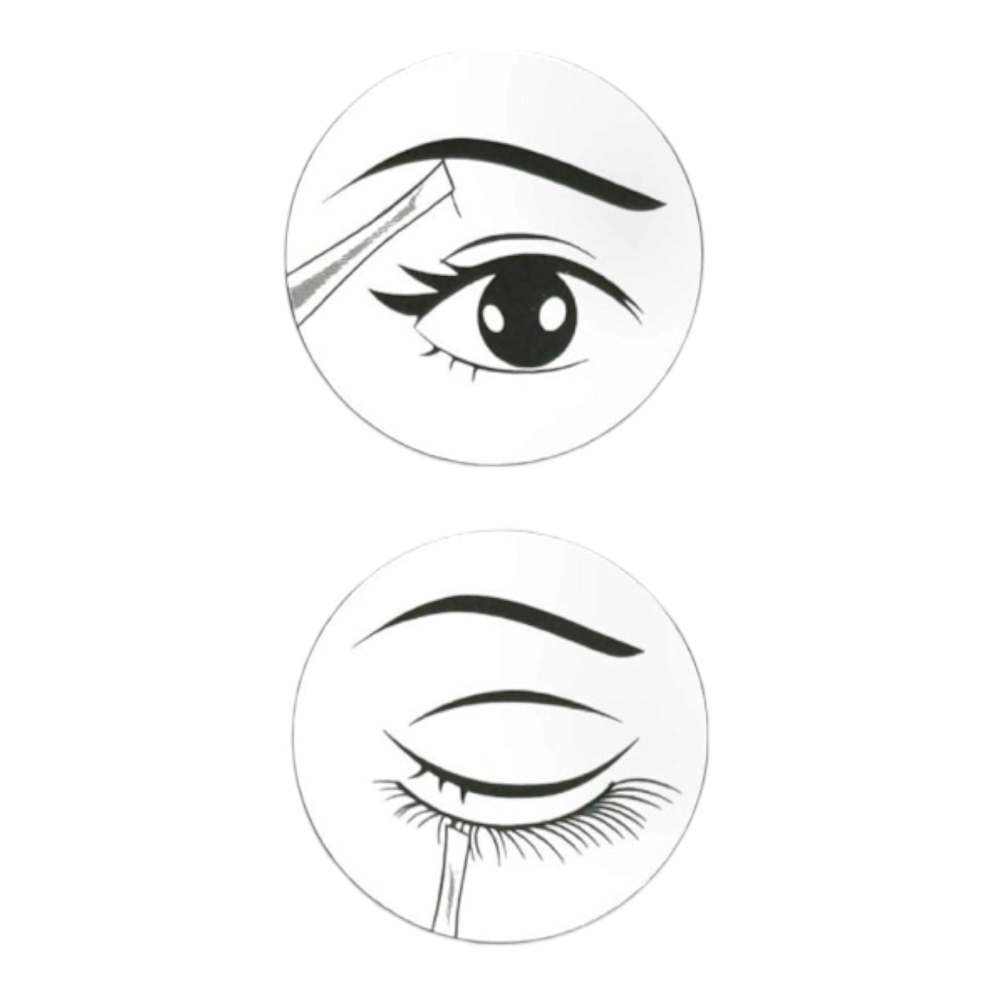Metallic Eyebrow Tweezers 1pc Multicolor