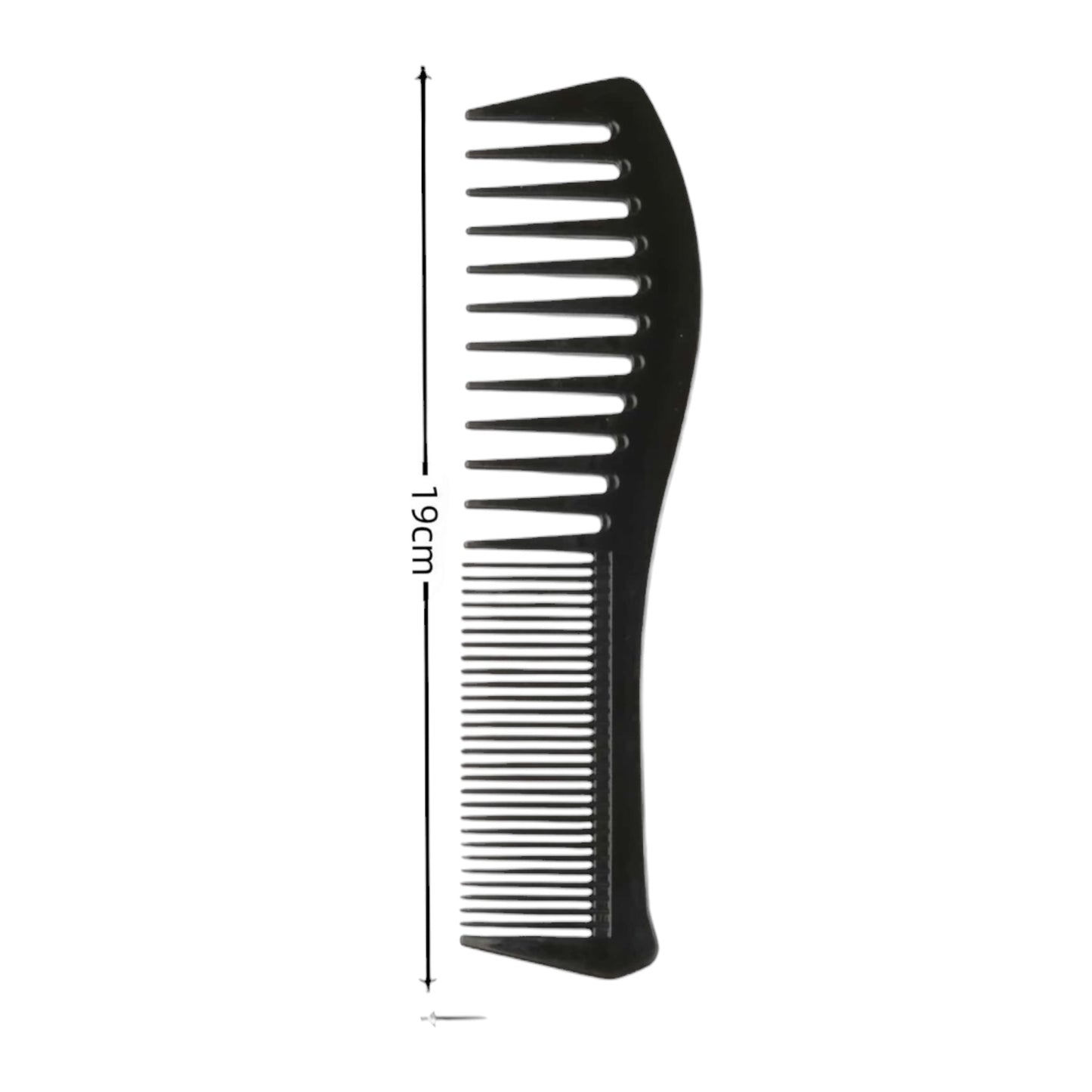 Χτένα Μαλλιών 19cm Μαύρη